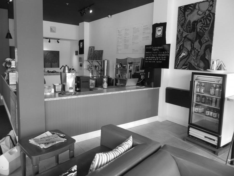 Ibop coffee -- coffee as art, relaxing destination just down street