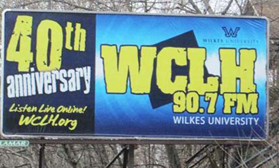 WCLH billboard