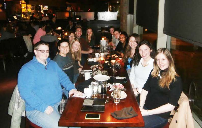 St. Patrick’s Day weekend was spent in Boston for 10 psychology majors. The students attended the annual meeting of the Eastern Psychologicl Association. One student and two professors presented work at the conference.