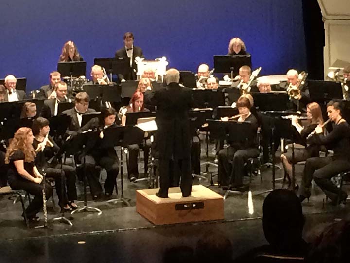 The Wilkes University Civic Band performed April 27.