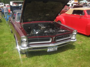 A 1966 Pontiac GTO at a car show I attended over the summer