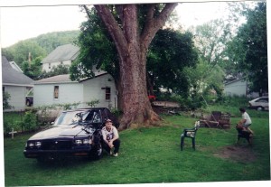 My Dad in 2000 with his 1985 Buick Regal T-Type (Fraternal twin of Grand National