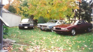 Three Buick's including the 67 GS. Taken in October of 2000