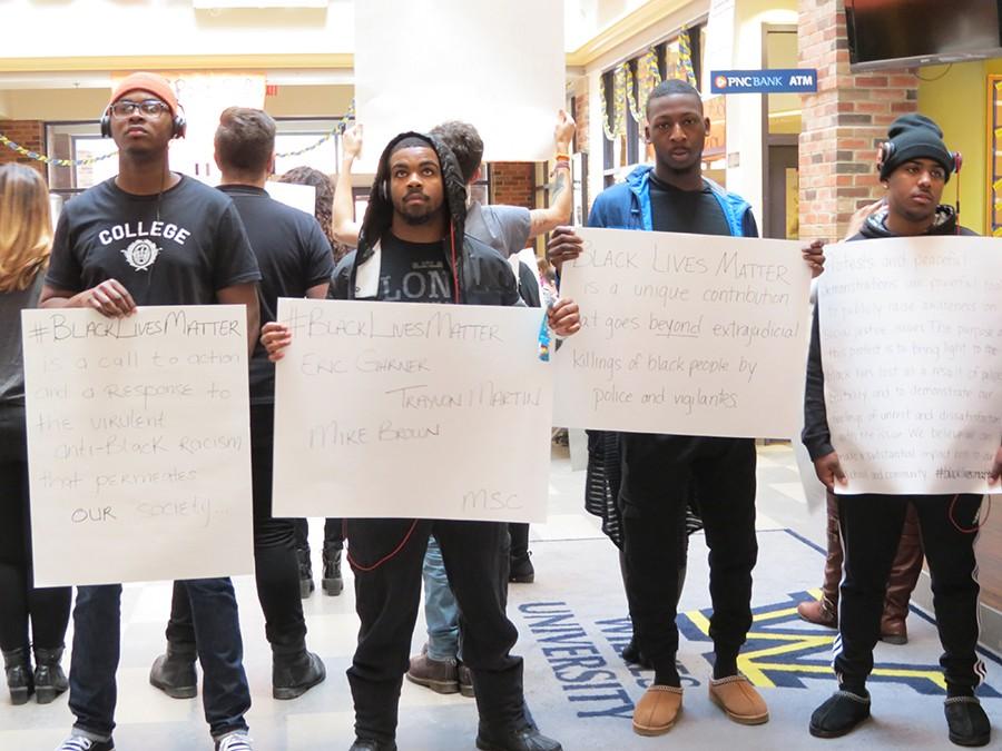 Students protest in support of Black Lives Matter movement