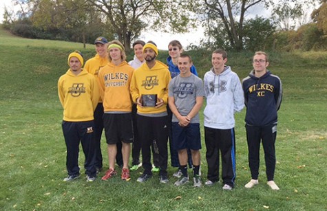 Men’s Cross Country finished first at the Alvernia  Invitational earlier this season.