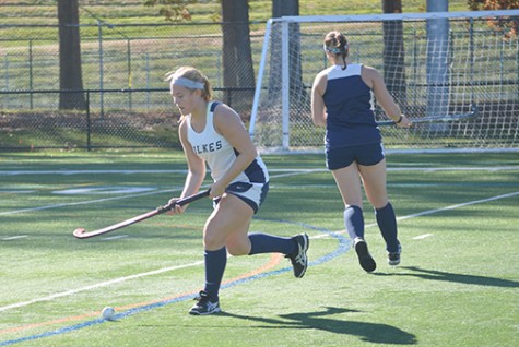 Marissa Surdy prepares for the upcoming playoff game at a recent practice. 