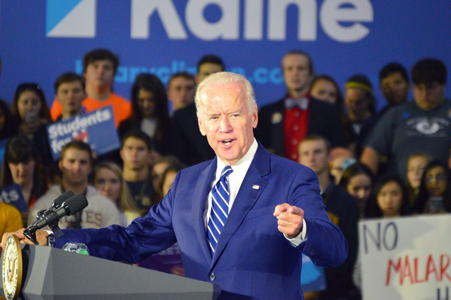 Wilkes-Barre audience cheers for Uncle Joe: Joe Biden visits Wilkes University on Clinton campaign stop