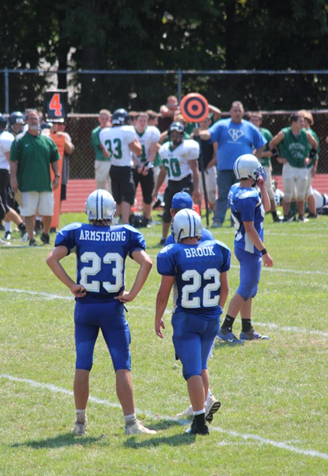 The dynamic duo takes on Friday night lights at Kittatinny Regional High School.