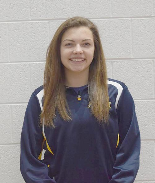 Freshman volleyball player,  Jamey Mikovich