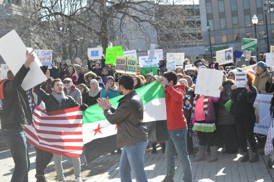 Travel Ban Protest in Public Square