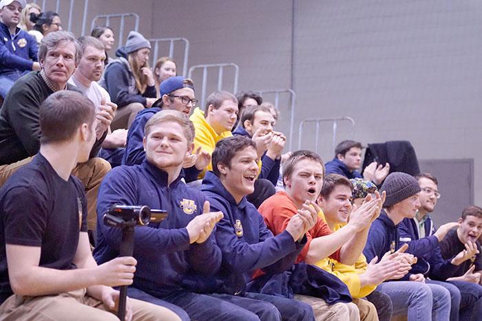 Fans were pleased to see Wilkes win their own lone home dual of the season.