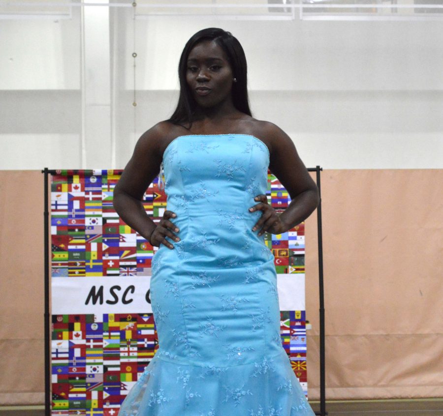 Freshman Abie Pessima decided to volunteer because of her love of fashion and makeup. She added that even though she was helping the community, it did not feel like she was doing community service as she strutted down the runway in beautiful dresses.