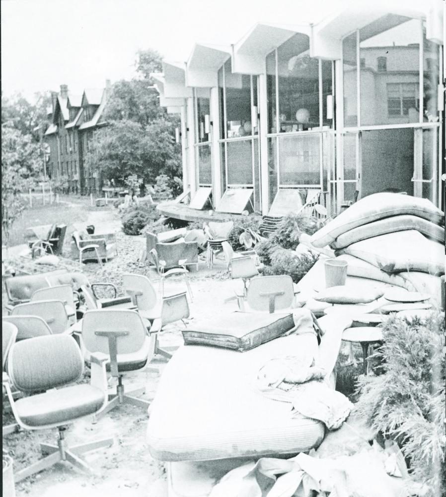 Wilkes University in 1972 after Hurricane Agnes, which brought historic flooding to the area, leading to more than $2.8 billions in damage. 