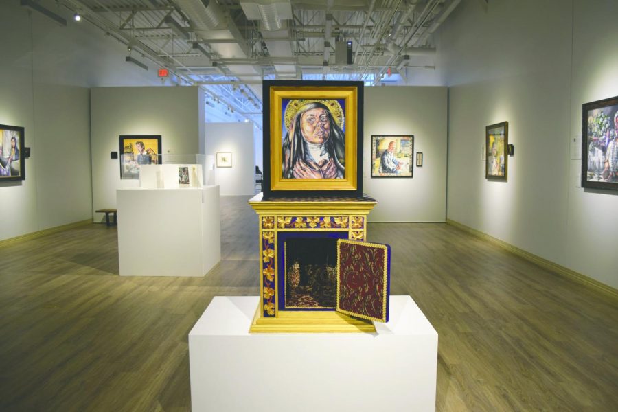 ‘Hildegard’s Box’ sits in the middle of the newest ‘Sacred Sisters’ exhibition .