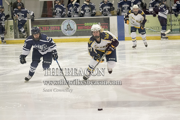 The women’s ice hockey team led 1-0 for the majority of three periods in their contest against Lebanon Valley, ultimately tying 1-1 following overtime.