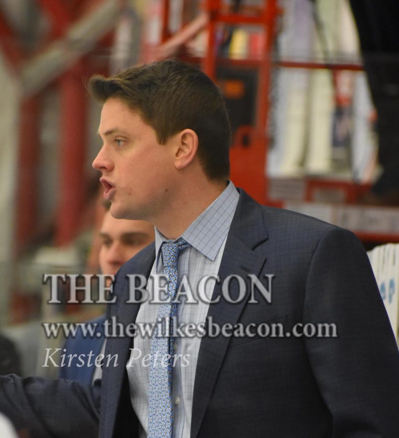 Head+coach+Brett+Riley+%28pictured+above%29+will+depart+Wilkes+University+and+begin+an+assistant+coaching+job+at+Colgate+University+for+the+2019-2020+season.