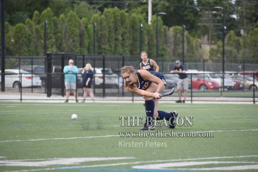 Sophomore defender/midfielder Lauren Shiplett attempted three shots and one shot on goal in Wilkes disappointing 2-1 loss to Widener.