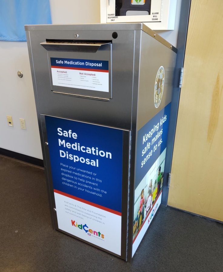 The disposal box is located in the WUPD lobby.