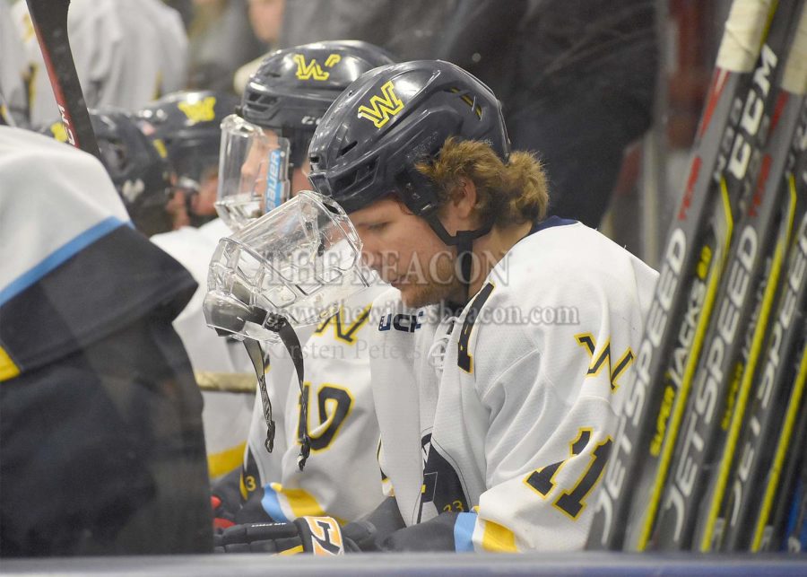 Top goal-scorer Donald Flynn and the Colonels wait for Wednesday’s results to see who they host in the first series of the UCHC playoffs.