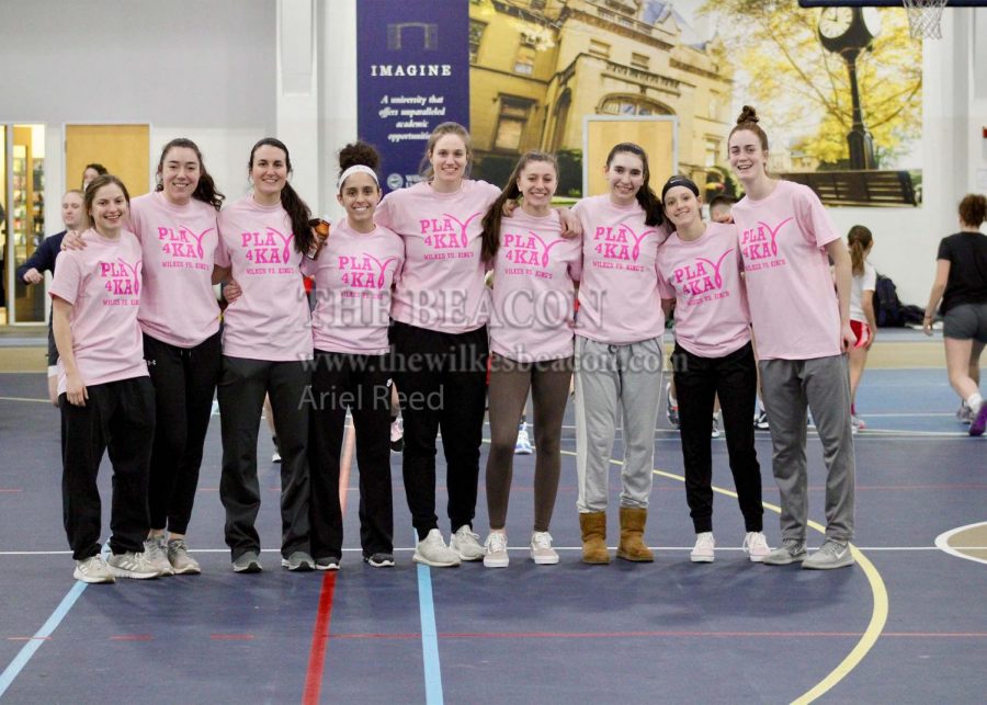 Kings players, from left to right Emily Kriston, Kristen Coleman, Kayla Dillinger, Mackenzie Yori, Rebecca Prociak, Emily Morano, Samantha Rajza, Zoe Stein and Sarah Keiskell-Mann.
