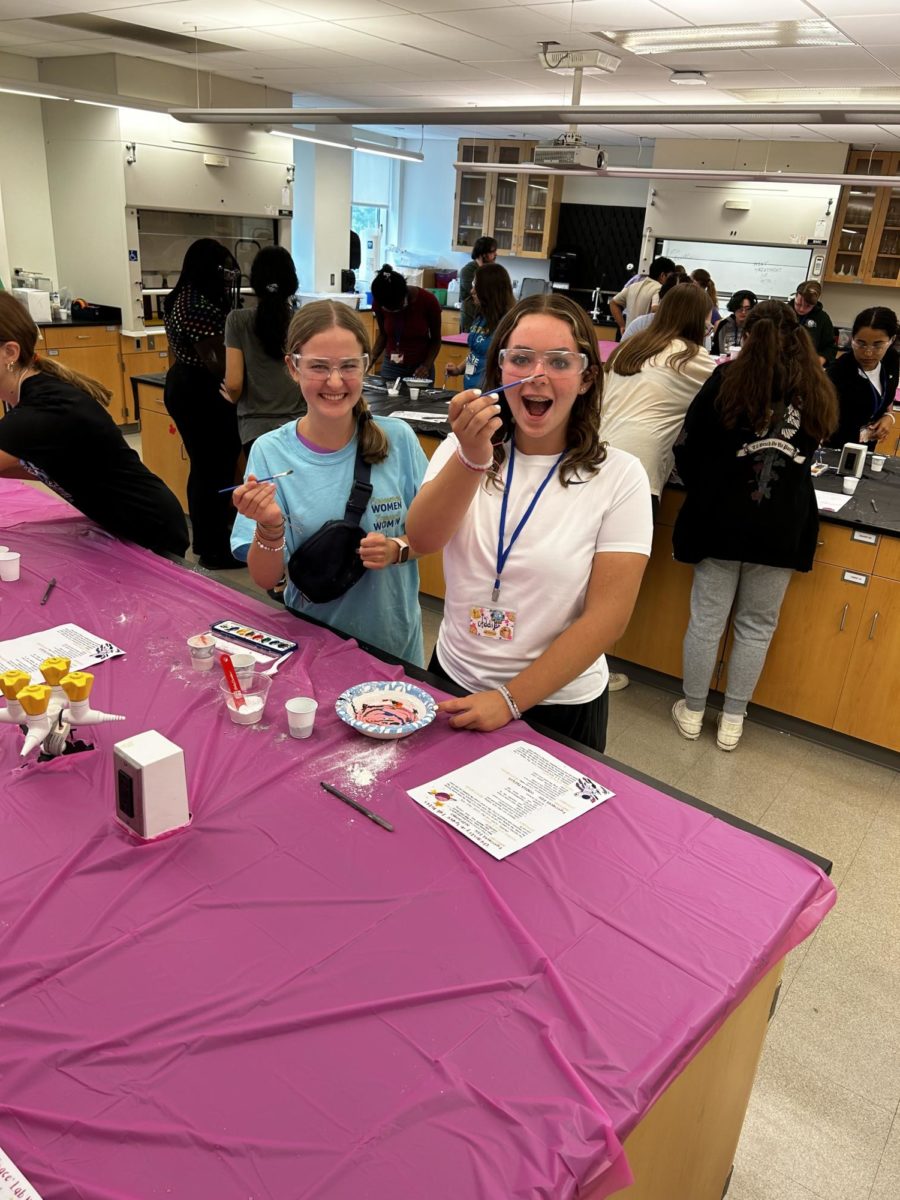 WEBS campers completed a
“chemistry in space” lab in the
science centers on campus.