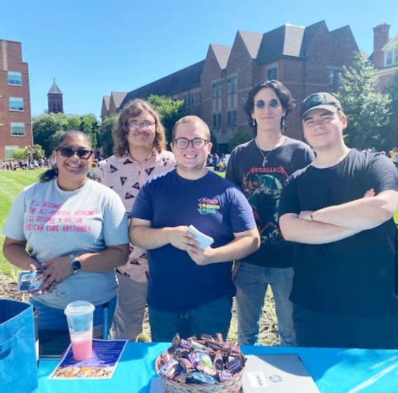 The Commuter Council Executive Board at Club Day earlier this fall.