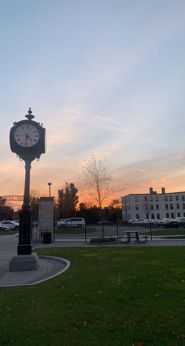 Sunset on Wilkes campus.