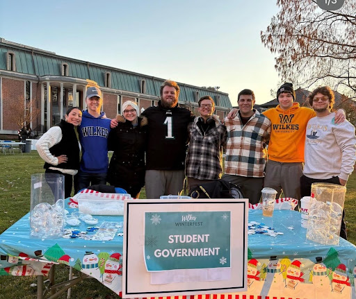 Student Government members at this year’s Winterfest.