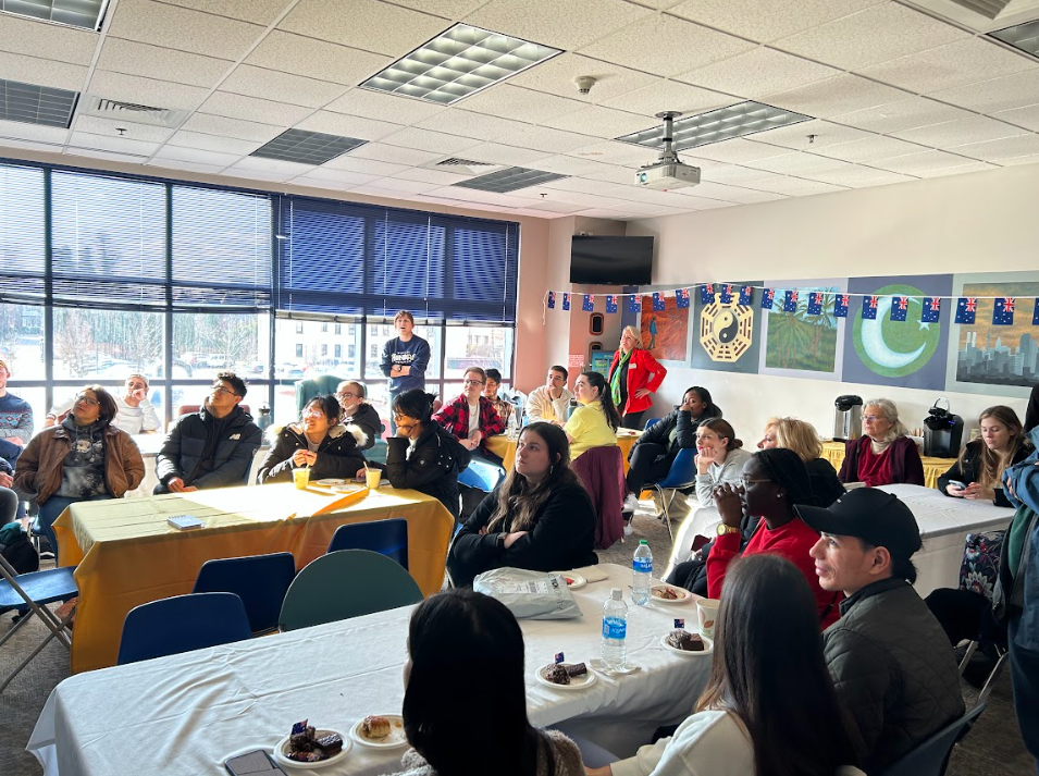 Angela Cant and her daughter, Eliza, led the presentation on Australia Day, informing attendees of the history, traditions, slang and animals native to Australia.